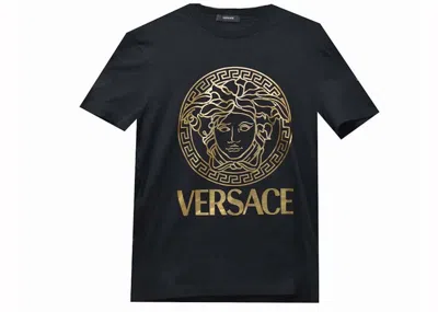 Pre-owned Versace Men's  Medusa T-shirt In Black