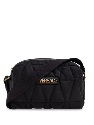 Versace Men  Myth Nylon Crossbody Bag In Multicolor