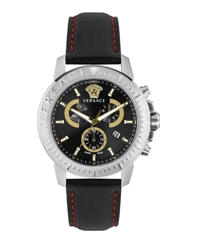 Pre-owned Versace Men's  New Ve2e00121 Watch In Stainless Steel
