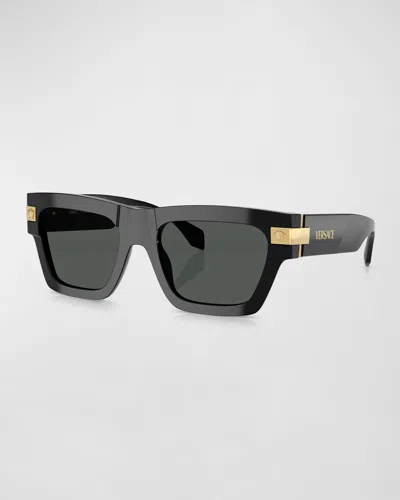 Versace Man Sunglasses Ve4464 In Dark Grey