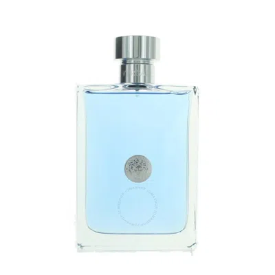 Versace Men's  Pour Homme Edt Spray 6.7 oz (tester) Fragrances In Blue