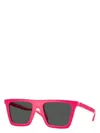Versace Logo-arm Detail Sunglasses In Violet