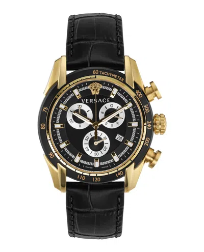 Pre-owned Versace Men's  Vray Ve2i00921 Watch In Stainless Steel