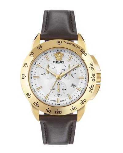 Versace Men's V-sport Chrono Watch In Black