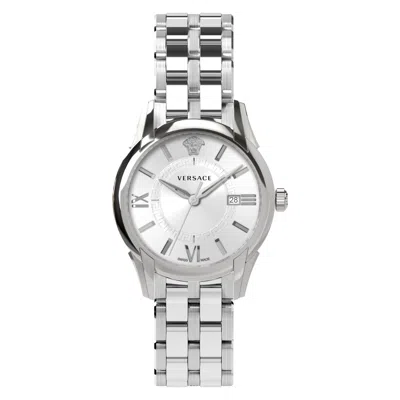 Pre-owned Versace Men Watch Stainless Steel Apollo Veua00520