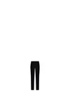 Versace Pantalone In Misto Lana Nera Uomo In Black