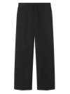 Versace Black Stretch Wool Pant In Black