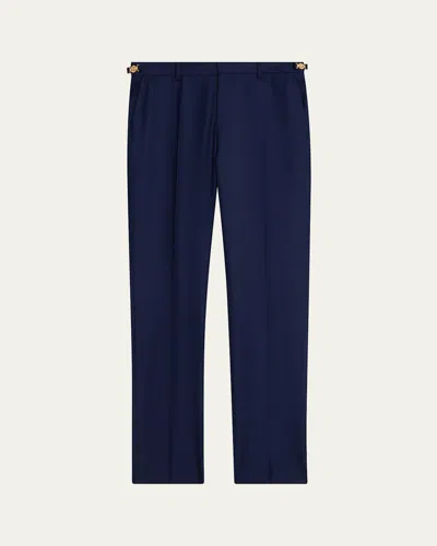 VERSACE MEN'S WOOL PANTS