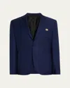 Versace Medusa Biggie Wool Plain Weave Sport Coat