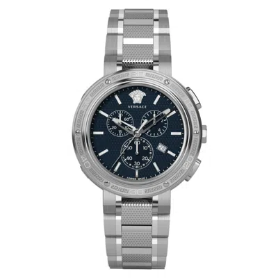 Pre-owned Versace Men's Wristwatch V-extreme Pro Ve2h00321 Stainless Steel