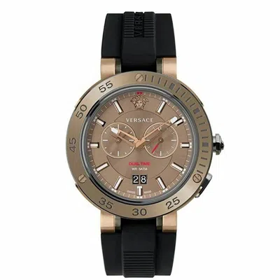 Pre-owned Versace Men Watch Wristwatch V-extreme Pro Vecn00319 Silicone