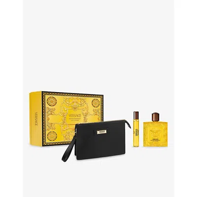 Versace Mens Eros Energy Eau De Parfum 100ml Set In Transparent