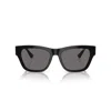 Versace Mens Square Sunglasses In Black In Black