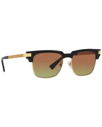 Versace Men's 4447 55mm Sunglasses In Black