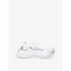 Versace Panelled White Sneakers With Cut-out Detailing In White