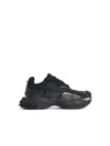 Versace Black Sneakers In Black