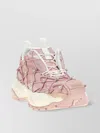 Versace Mercury Chunky Sole Embellished Mesh Sneakers In Neutrals