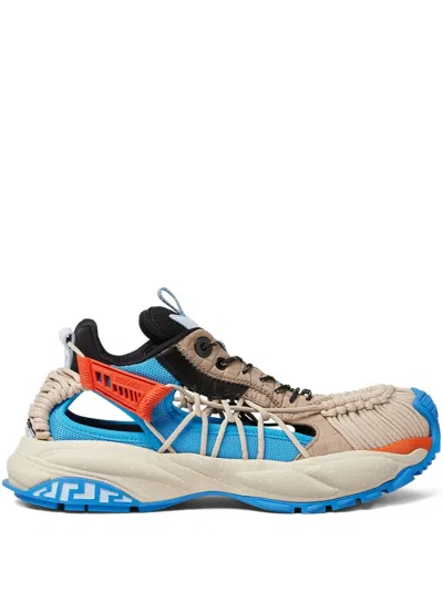 Versace Coconut Sneakers In Blue