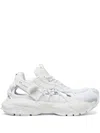 Versace White Sneakers With Panelled Design And Cut-out In White