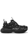 Versace Mercury M_vs_02 Mesh Sneakers In Black