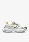 Versace Mercury M_vs_03 Metallic Sneakers In White