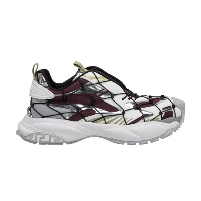 Pre-owned Versace Mercury 'white Burgundy' | Men's Size 41