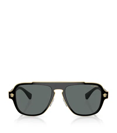 Versace Metal 0ve2199 Sunglasses In Black