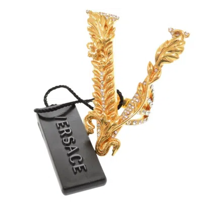 Pre-owned Versace Metal Band Ring ()