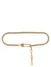 Versace Gold Chain Metal Belt In Gold
