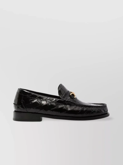 Versace Medusa 95 Loafers In Black