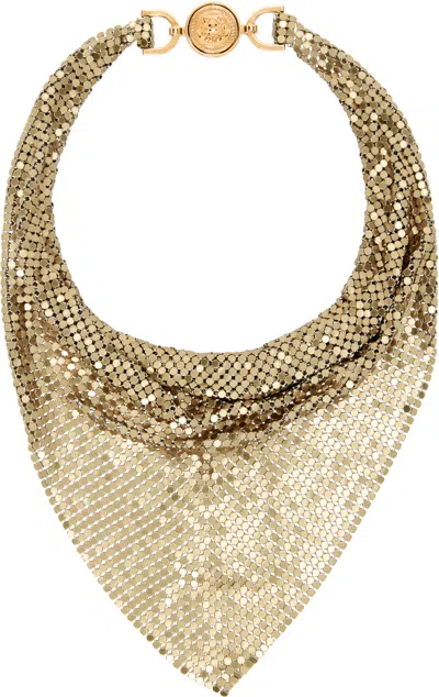 Versace Metal Mesh Bandana Necklace