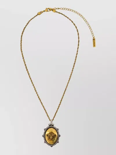 Versace Metal Necklace In Multi