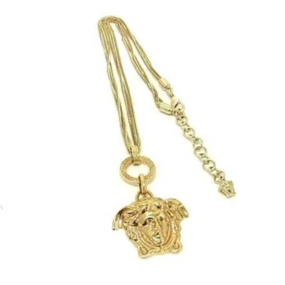 Pre-owned Versace Metal Necklace () In Gold