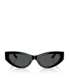 Versace Medusa Head Cat-eye Sunglasses In Black