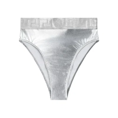 VERSACE METALLIC BIKINI BOTTOMS