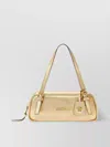 Versace Tag Bowling Metallic Shoulder Bag