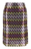 Versace Metallic Mesh Knee-length Skirt