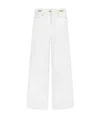 Versace Medusa Flared Jeans In White