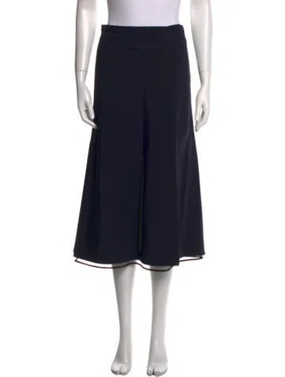 Pre-owned Versace Midi Length Skirt In Black