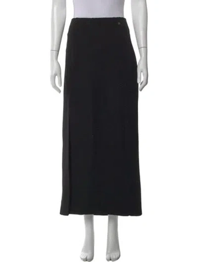 Pre-owned Versace Midi Length Skirt In Black