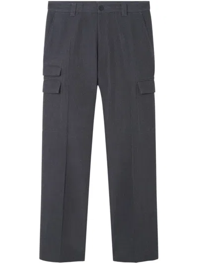 Versace Milano Cargo Trousers In Grey