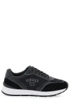 VERSACE MILANO ROUND-TOE LACE-UP SNEAKERS