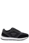 VERSACE VERSACE MILANO ROUND-TOE LACE-UP SNEAKERS