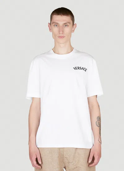 Versace Milano Stamp T-shirt In White