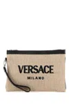 VERSACE VERSACE MILANO ZIPPED CLUTCH BAG