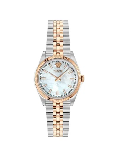 Versace Millenyium Lady 32mm Watch In Gold