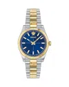 Versace 32mm Millenyium Watch In Blue/two Tone