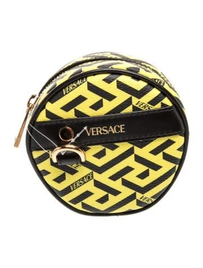 Pre-owned Versace Minaudière In Yellow