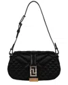 Versace Woman Handbag Black Size - Viscose, Silk, Lambskin