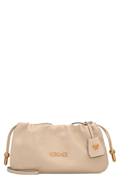 Versace Chic Mini Handbag For Women In Brown